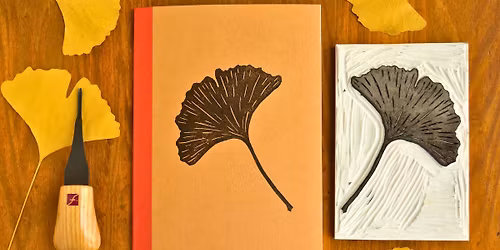 Linocut Print Japanese Journal Workshop with Alan Li in Toronto's High Park