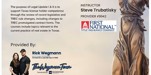 Copy of Legal II - 4 Hour CE for Realtors ($40)