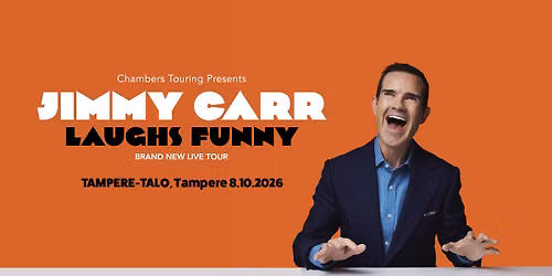 Jimmy Carr : Laughs Funny - Tampere 8.10.2026