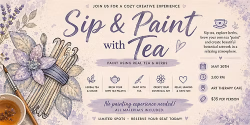 Paint With Tea: A Cozy Art Experience