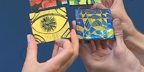 Collaborative Collagraph - Surface Pattern