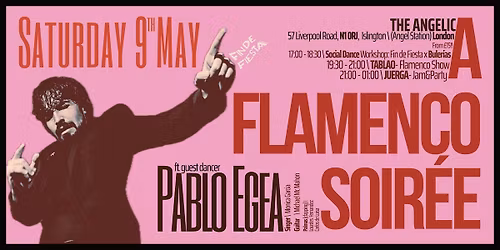 A Flamenco Soir\u00e9e - Social Dance Class+Show+Juerga ft. Pablo Egea!
