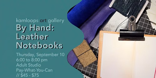 Handmade Leather Notebook Workshop
