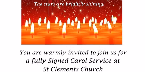 Signed Carol Service