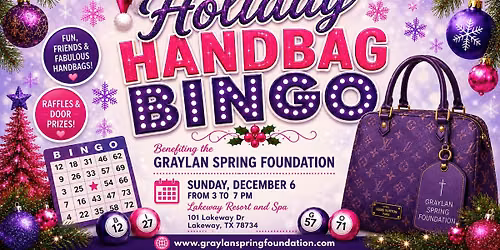 Holiday Handbag Bingo