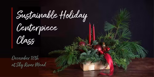 Sustainable Holiday Centerpiece Class