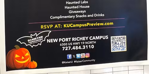 Keiser university TRUNK A TREAT & SCARE FAIR