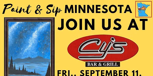 September 11 Paint & Sip at Cy's Bar & Grill