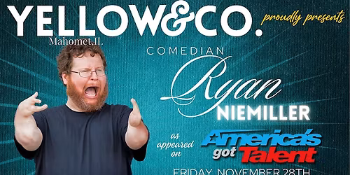 Yellow and Co. presents Comedian Ryan Niemiller