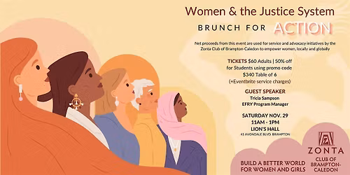 Women & the Justice System - Brunch for Action