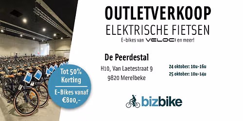 Bizbike outlet Merelbeke - E-bikes vanaf 800 euro!