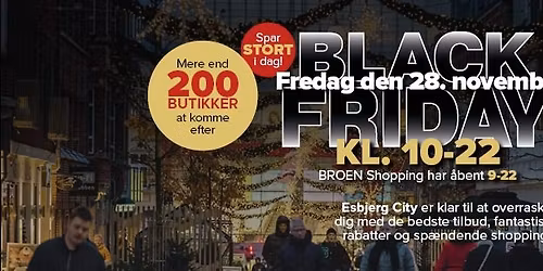 BLACK FRIDAY 2025 i Esbjerg City \ud83d\udda4