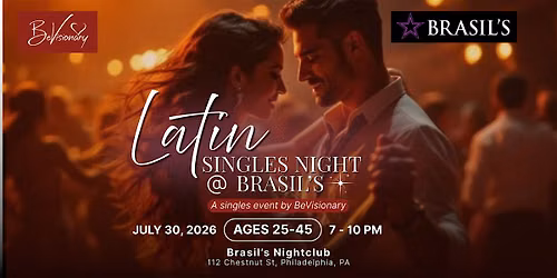 Latin Singles Night @ Brasil's | 25-45