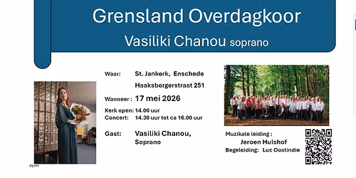 Voorjaarsconcert met en rondom opera- sopraan Vasiliki Chanou