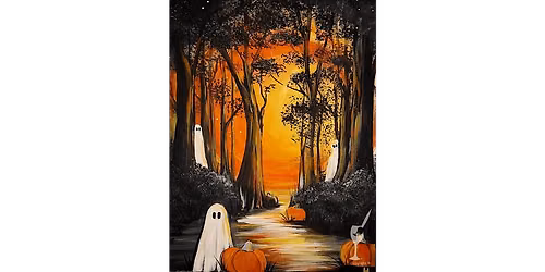 Spooky Forest Friends - Paint and Sip in Houston | Classpop!\u2122