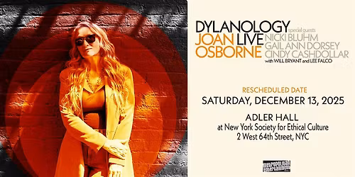 Joan Osborne presents DYLANOLOGY LIVE