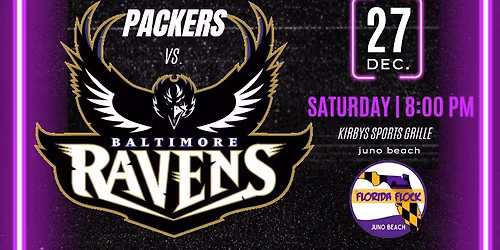 GAME 16: Ravens vs. Packers!