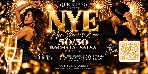 New Year 50\/50 Bachata\/Salsa Party 2027