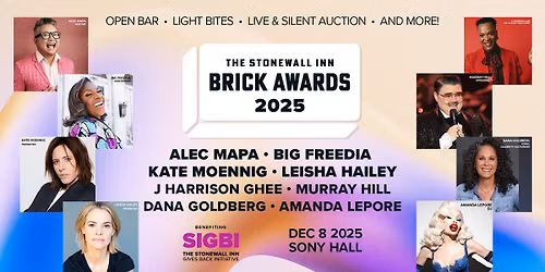 Third Annual Stonewall Inn Brick Awards Gala