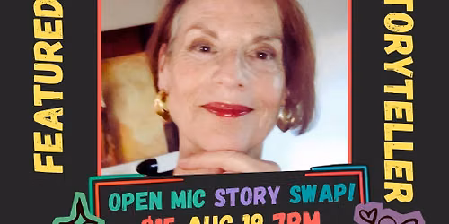 WILDCARD! Open Mic Story Swap \ud83c\udf99\ufe0f August 19 | Teneral Cellars