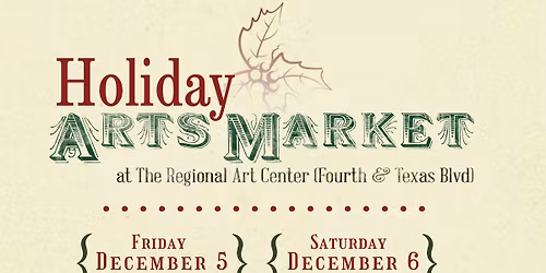 Holiday Arts Market at TRAHC