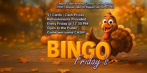 Bingo Friday's at CLAC