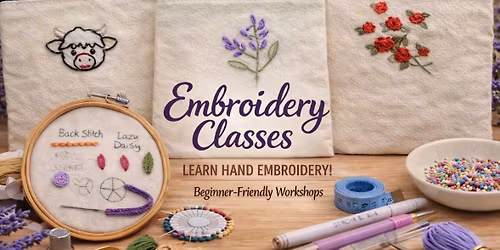 Embroidery class at Storehouse-Port Huron