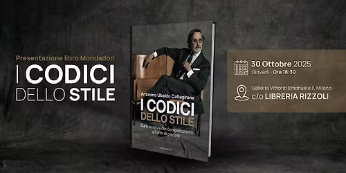 Presentazione Libro Mondadori "I Codici Dello Stile"