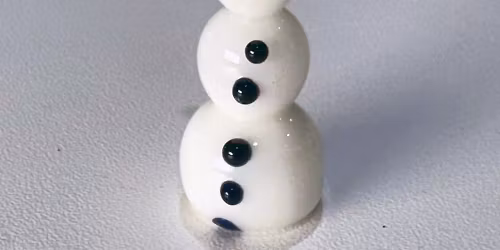 Flameworking- Snowman Pendant, Ornament or Figurine