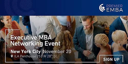 Executive MBA Networking Cocktail Event, New York City