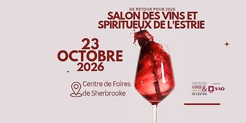 Salon des vins et spiritueux de l'Estrie - Edition 2026