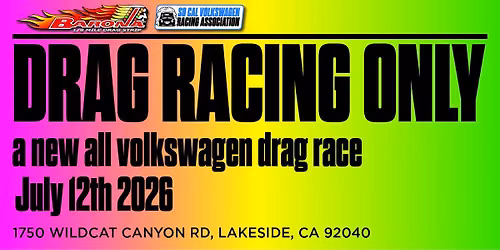 Drag Racing Only