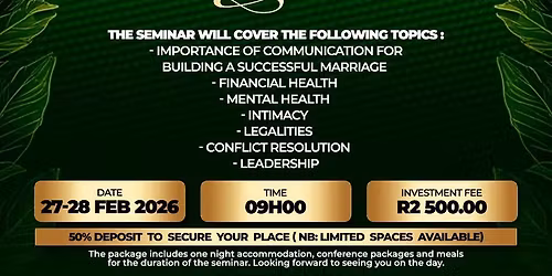 FAN INTO FLAME  COUPLE'S SEMINAR 