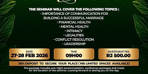 FAN INTO FLAME COUPLE'S SEMINAR