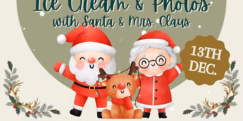 Ice Cream + Photos with Santa @ Falls Overlook Cafe