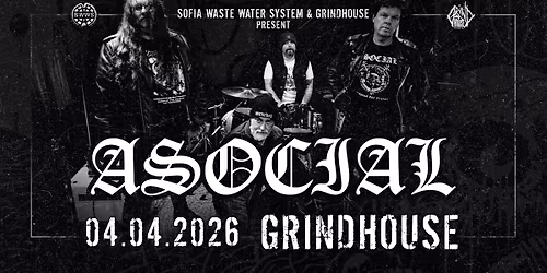 ASOCIAL (SWE) live in Sofia!