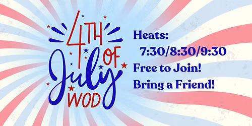 4th of July WOD \ud83c\uddfa\ud83c\uddf8