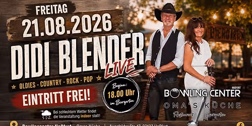 Didi Blender live - Rock \/ Oldies \/ Country \/ Pop