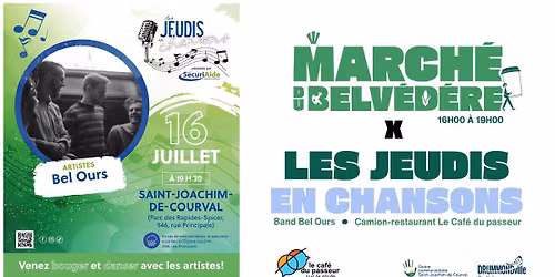 Marché du Belvédère x Les Jeudis en chanson 🥒🎵