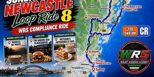 CR - Newcastle Loop Ride 8 - Sunday 21\/06\/26