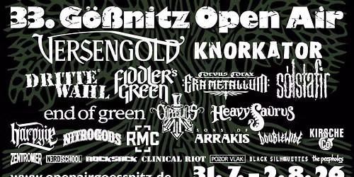 33. G\u00f6\u00dfnitz Open Air
