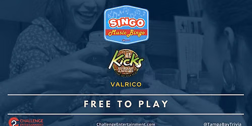 Weekly SINGO Music Bingo Nights at JF Kicks - Valrico