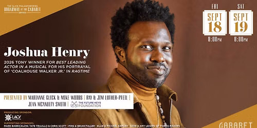 Joshua Henry LIVE