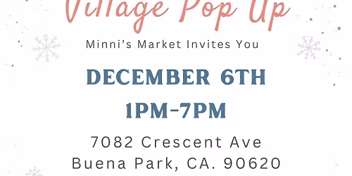 Christmas Village Pop Up