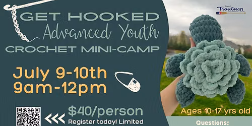 Get Hooked: Advanced Youth Crochet Mini-Camp