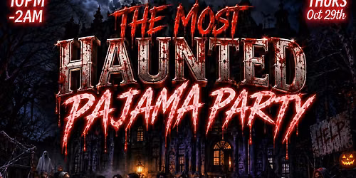 HALLO-WASTED x THEMOSTHAUNTED PAJAMA PARTY