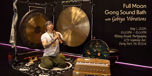 Full Moon Gong Sound Bath with Gebiya Vibrations at Amy Bezek Photography