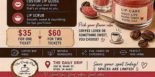 Lip Care Duo: DIY Lip Gloss + Lip Scrub at The Daily Drip