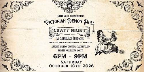 Victorian Demon Doll Craft Night