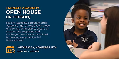 Harlem Academy Open House